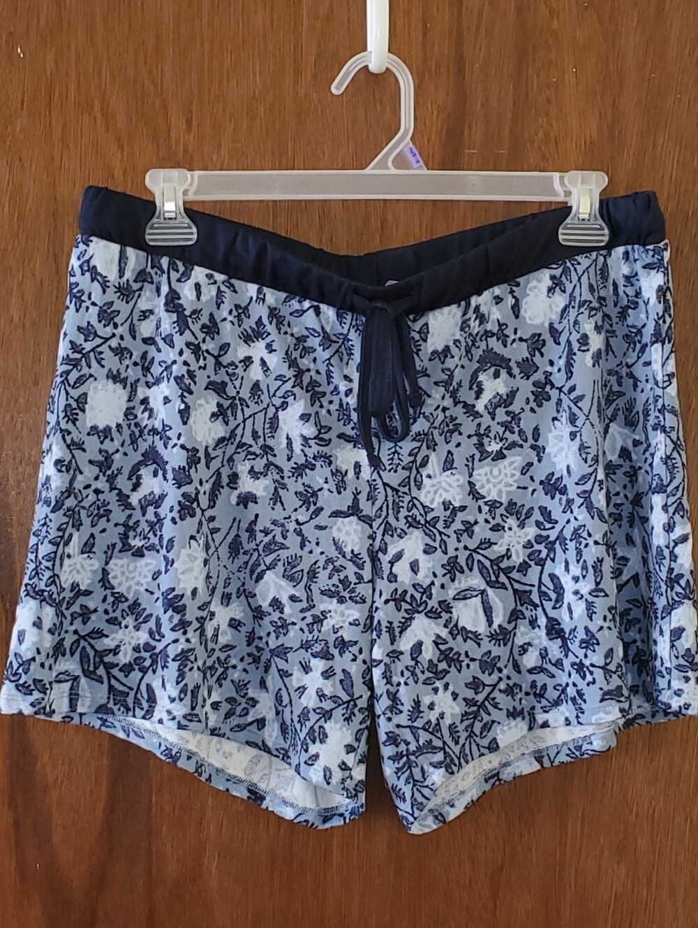 Lucky Brand Navy Print Lounge Shorts Sz Xl